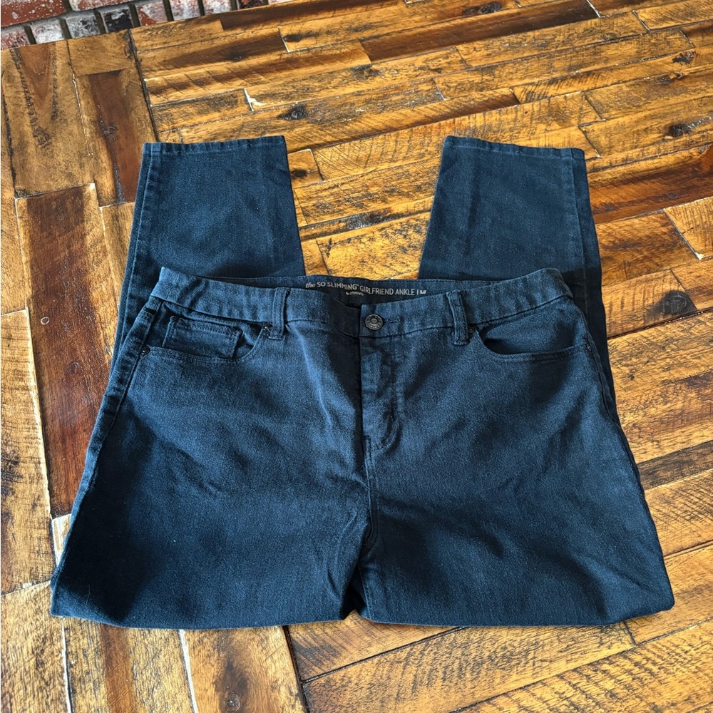 Chico's Black Girlfriend Ankle Jeans